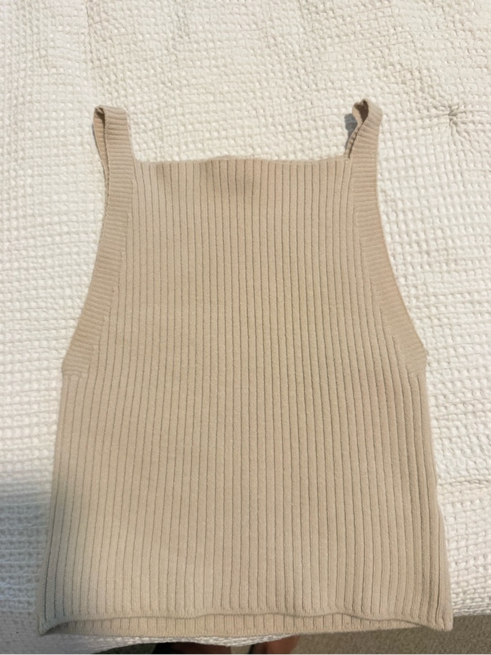 Ribbed Knit Tank Top from Topshop